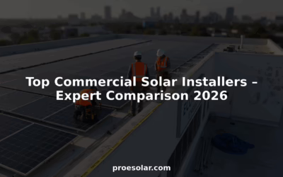 Top Commercial Solar Installers – Expert Comparison 2026