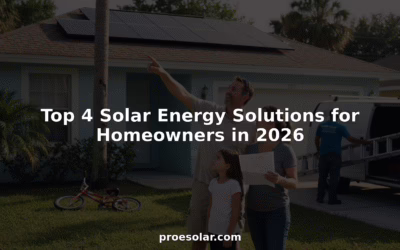 Top 4 Solar Energy Solutions for Homeowners in 2026