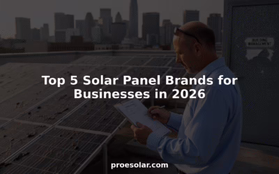 Top 5 Solar Panel Brands for Businesses in 2026